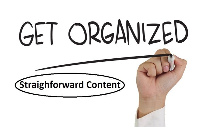 Organized and straightforward content